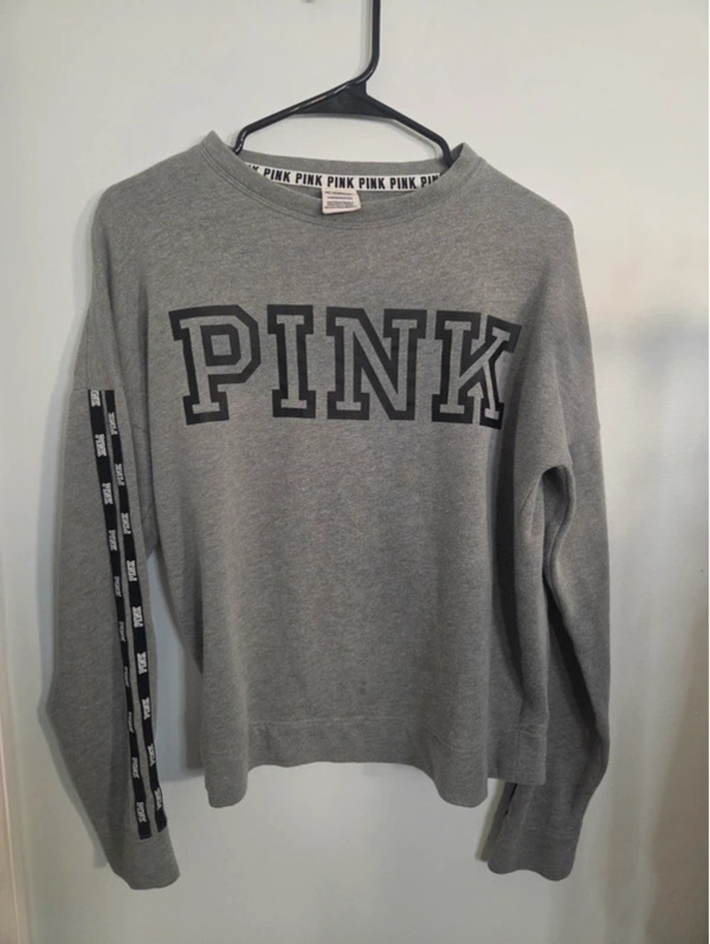 Pink XS Grey Long Sleeve